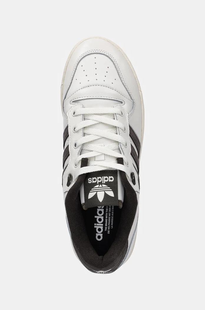 adidas Originals sneakersy skórzane Rivalry Low biały JI4663