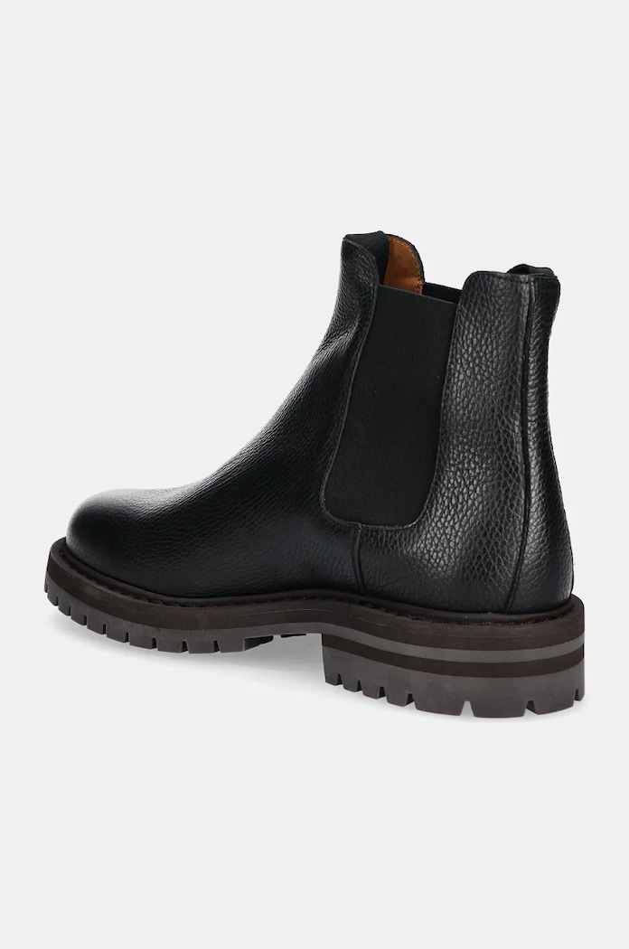 Încălțăminte Common Projects Ghete chelsea de piele Chelsea Workboot in Leather 2447.7547 negru