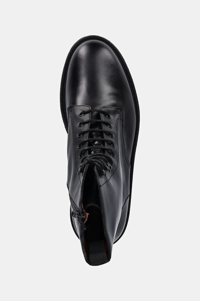 Common Projects leather hiking boots Combat black 2453.7547