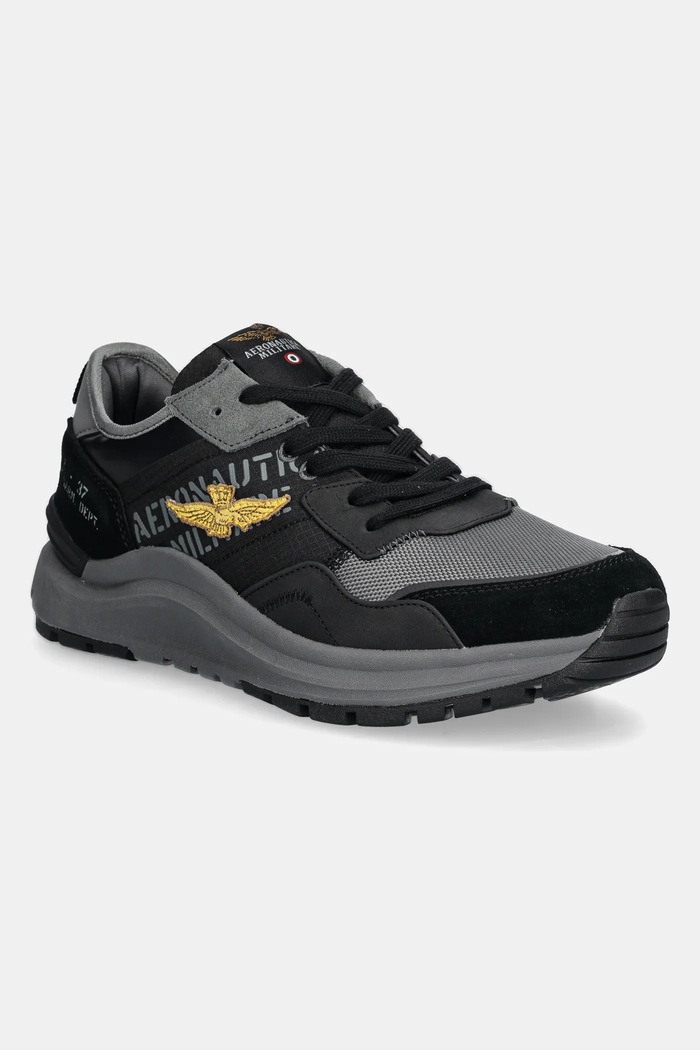 Маратонки Aeronautica Militare изкуствен черен SC286CT3377