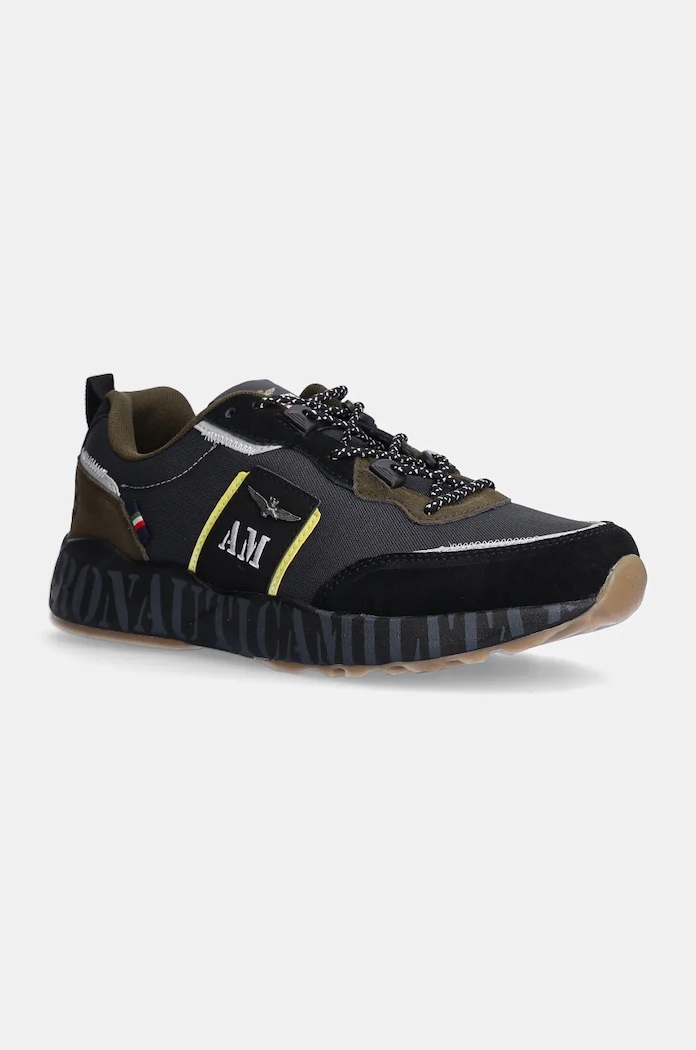 Tenisice Aeronautica Militare tekstil siva SC293CT3381