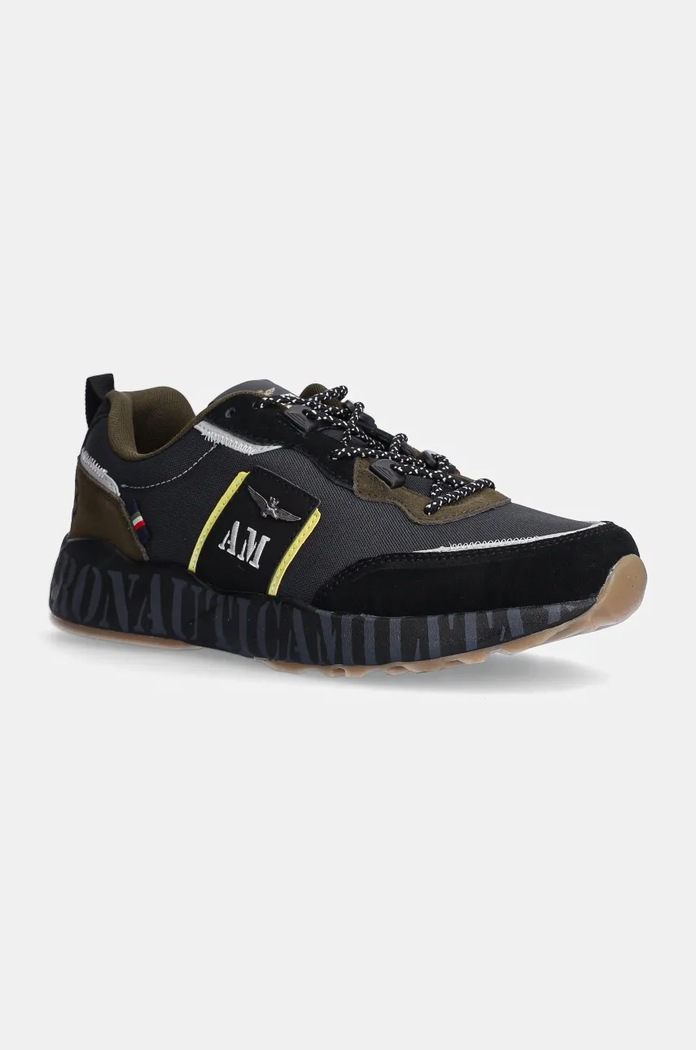 Tenisice Aeronautica Militare tekstil siva SC293CT3381