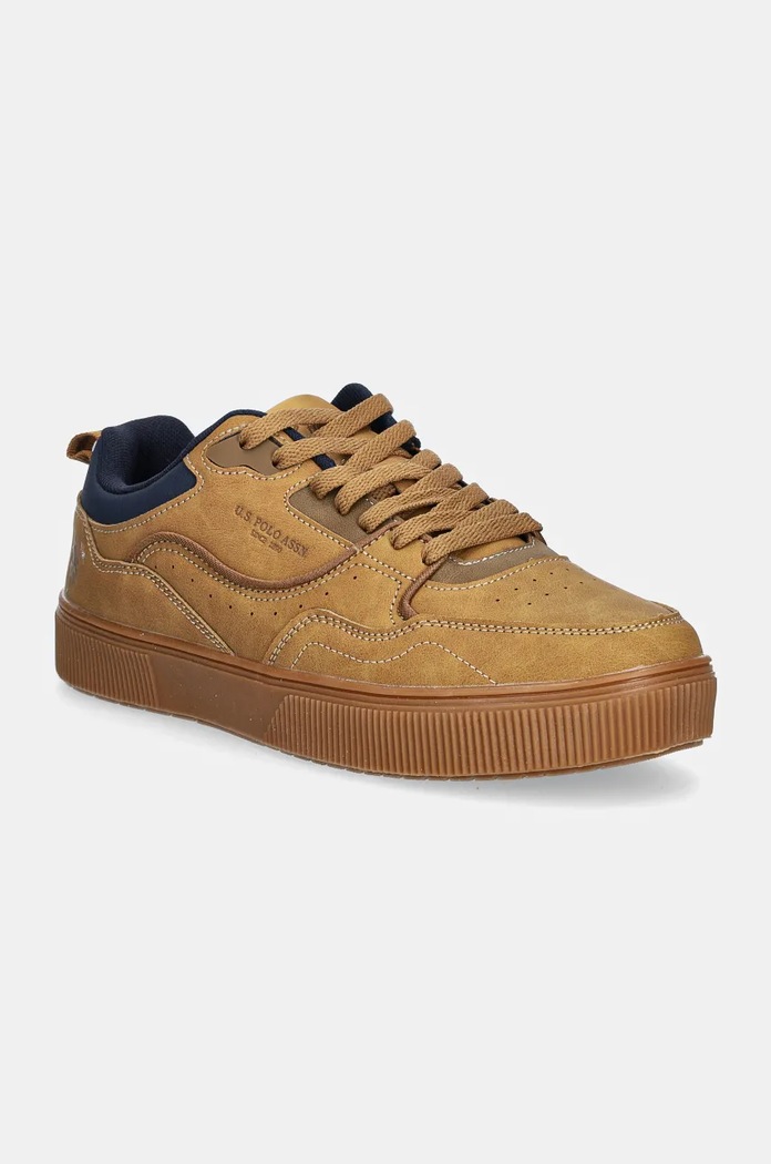 Маратонки U.S. Polo Assn. ELVIS изкуствена кожа кафяв ELVIS001M.DU1