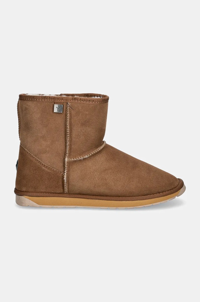 Semišové snehule Emu Australia Platinum Stinger Mini MP10003.CHES hnedá AW26