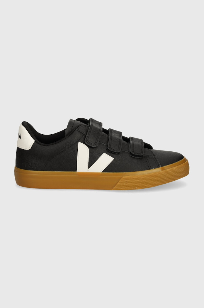 Veja Sneakersy skórzane Recife Logo RC0503698B czarny AW24