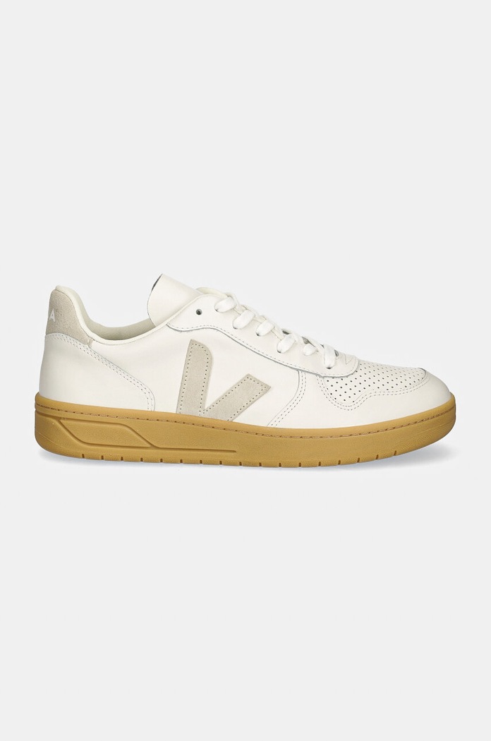 Δερμάτινα sneakers Veja V-10 VX0203665B λευκό AW24