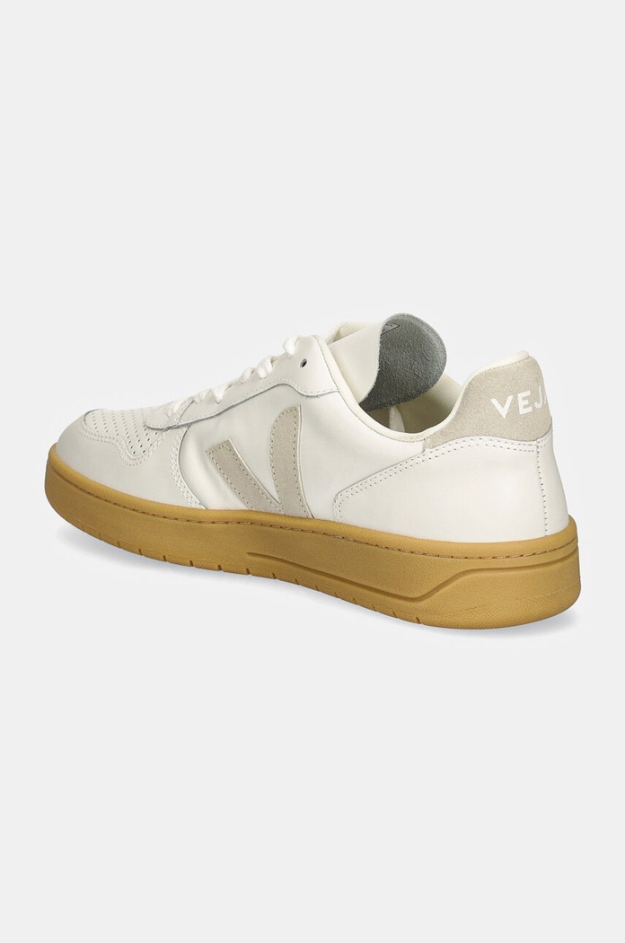 Παπούτσια Δερμάτινα sneakers Veja V-10 VX0203665B λευκό