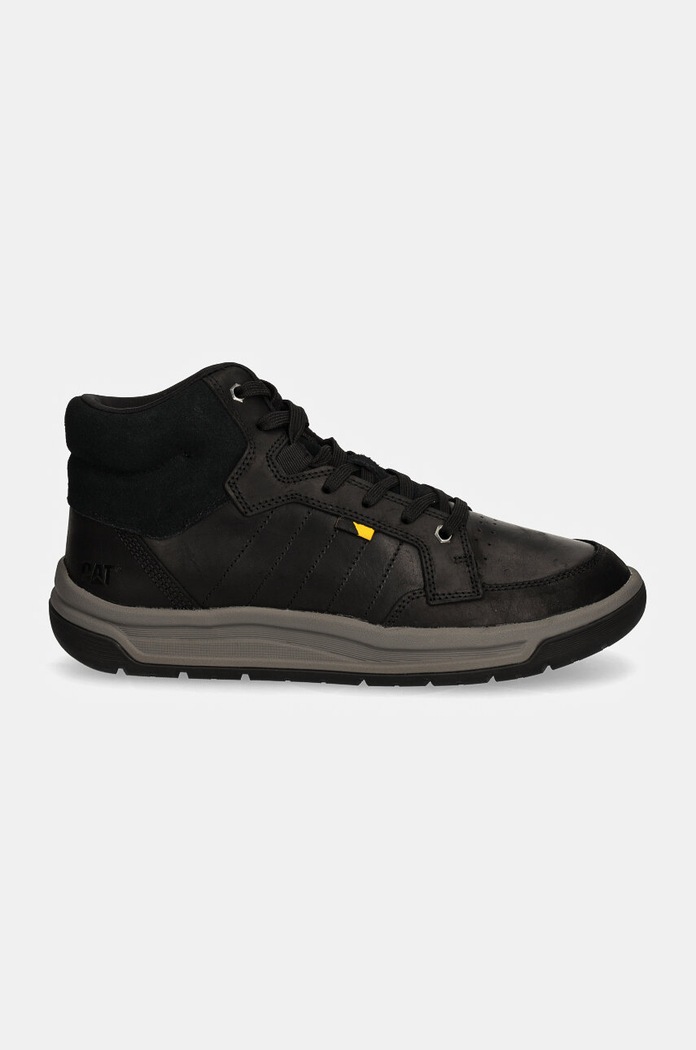 CAT Footwear sneakersy skórzane APA CUSH MID P725848 czarny AW24