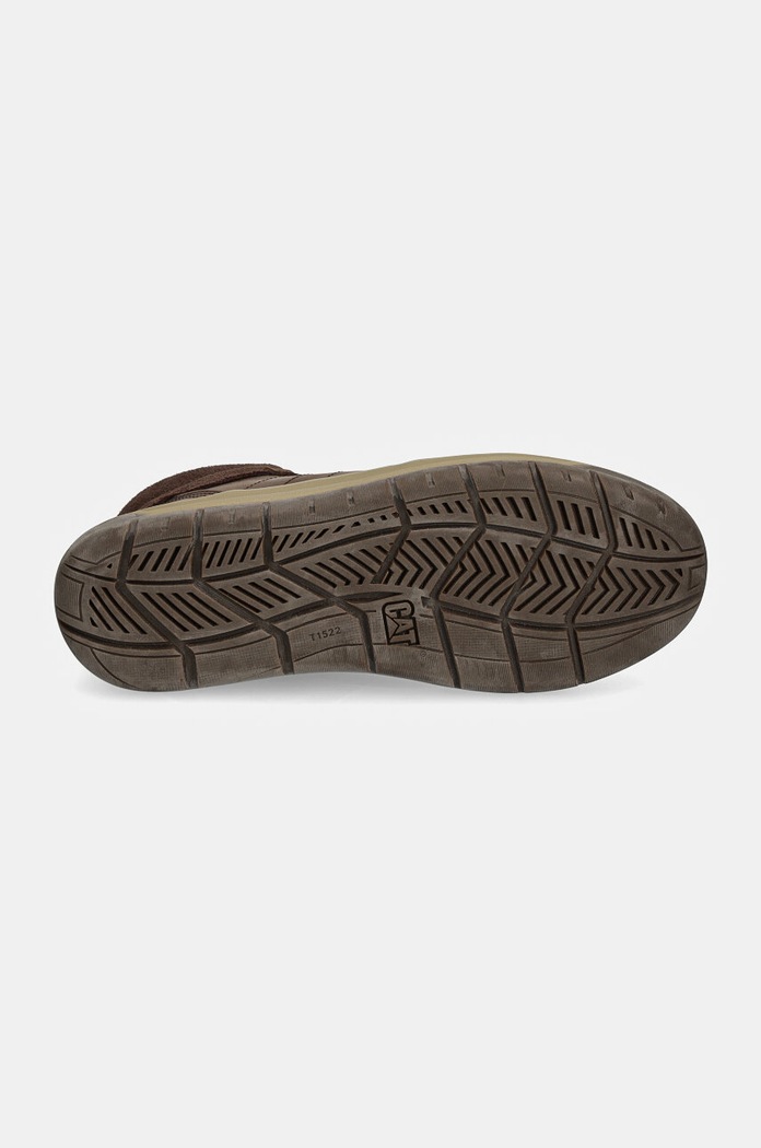 CAT Footwear sneakersy skórzane APA CUSH MID P725923 brązowy