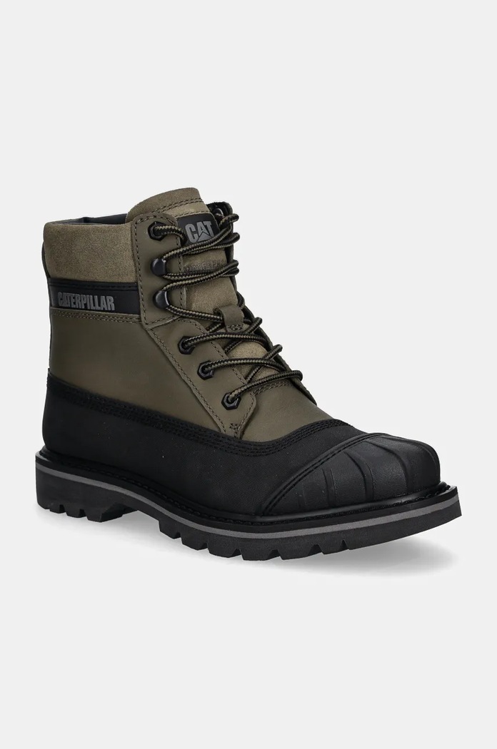CAT Footwear buty COLORADO GALOSH WP skóra licowa zielony P726082