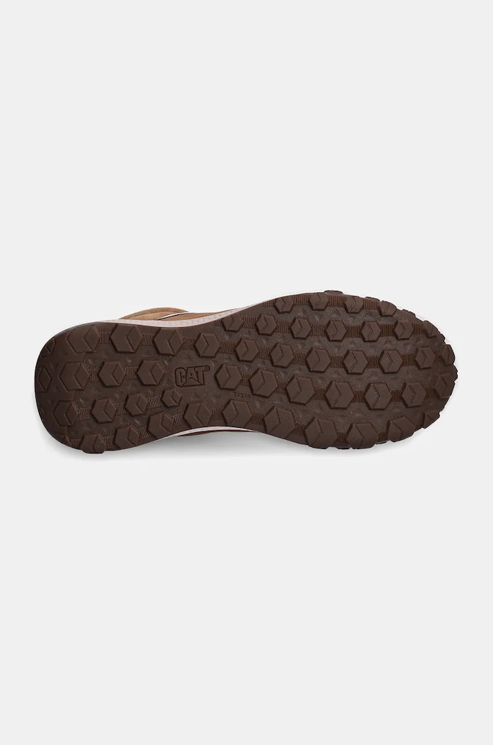 CAT Footwear sneakersy skórzane HEX READY MID P726023 brązowy