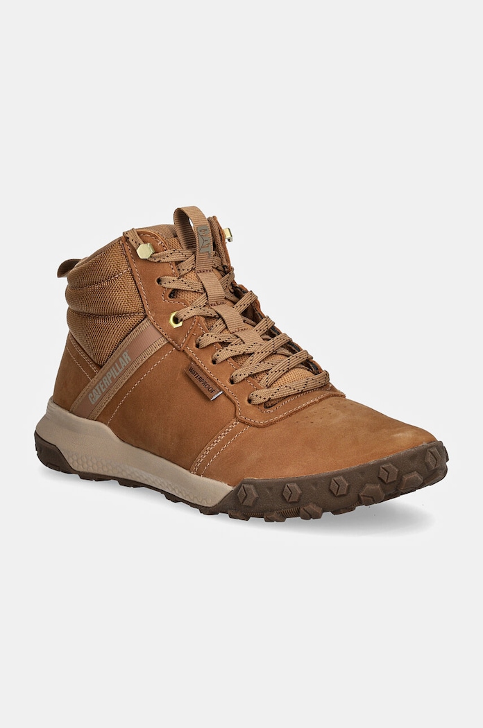 Trapery CAT Footwear HEX READY MID WP nezateplené hnědá P726105