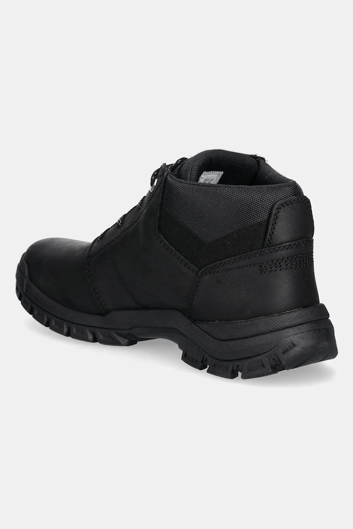 Boty Kožené trapery CAT Footwear THRESHOLD CHUKKA P725952 černá