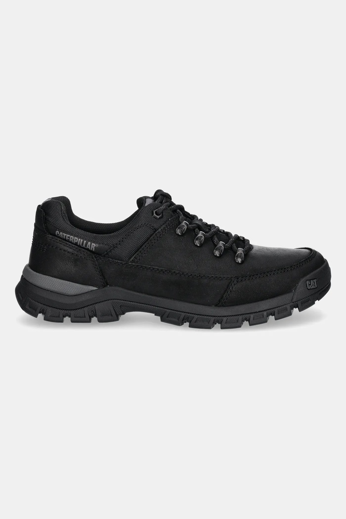 Kožené sneakers boty CAT Footwear THRESHOLD HIKER LOW P726049 černá AW24