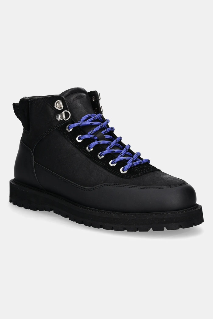 Cipele od nubuk kože GARMENT PROJECT Olaf Lace-Up Boot casual crna GPF2607.999