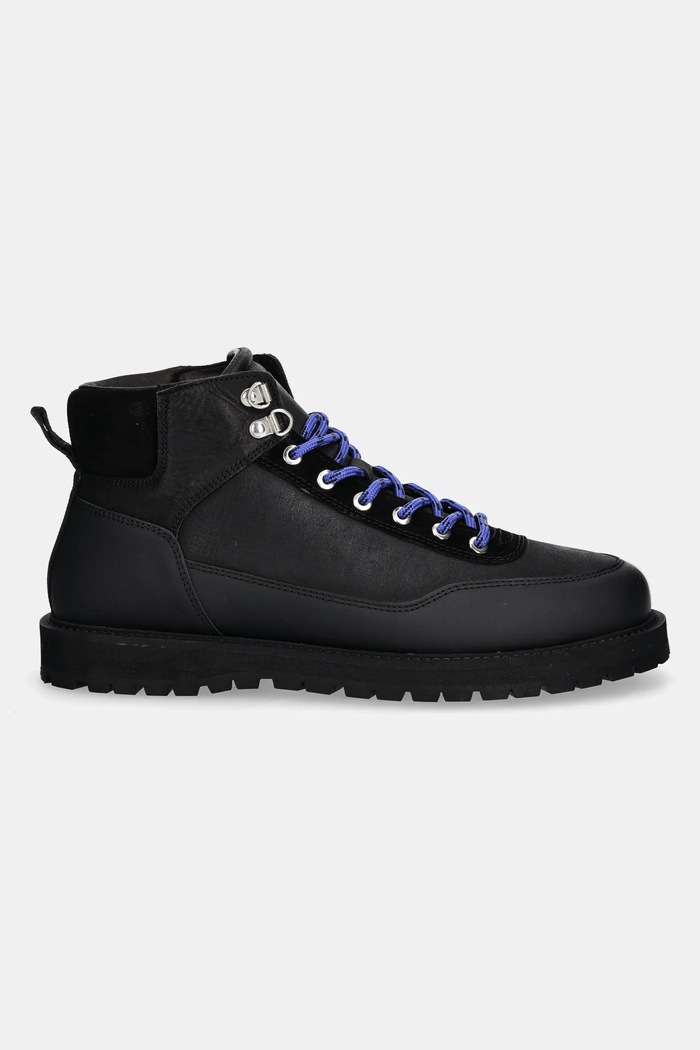 Cipele od nubuk kože GARMENT PROJECT Olaf Lace-Up Boot GPF2607.999 crna AW24