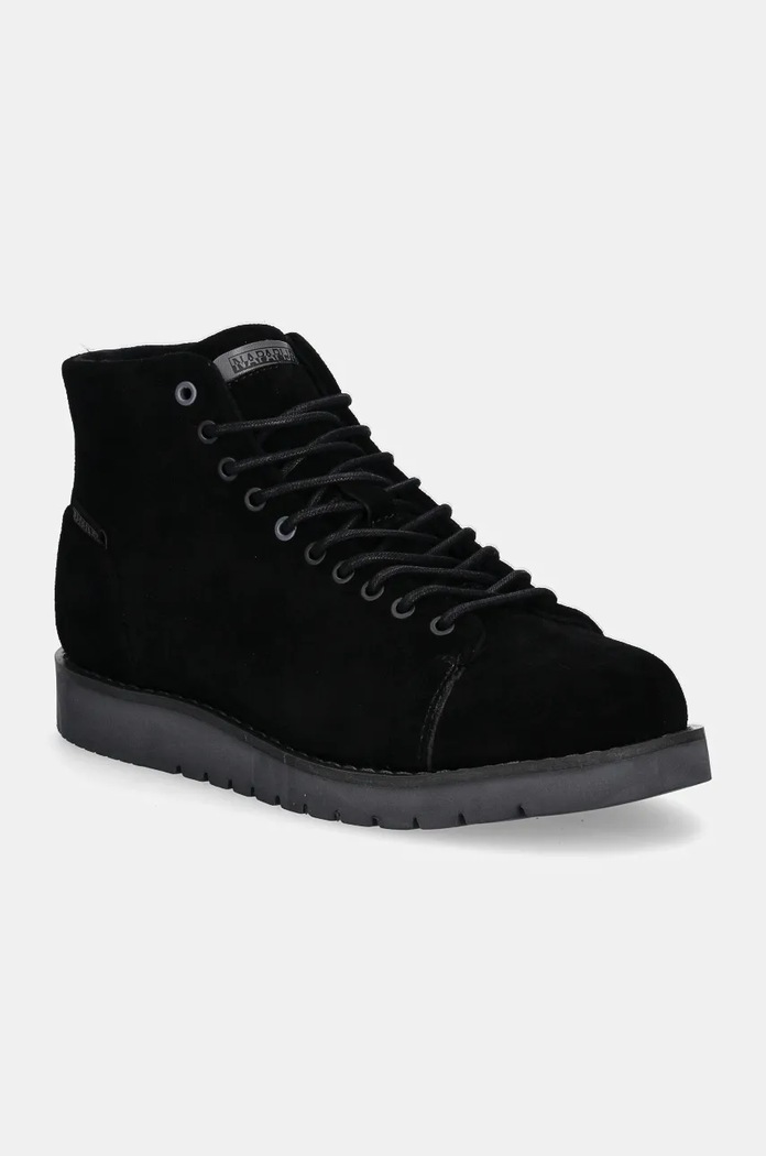 Napapijri buty zamszowe CONIFER skóra zamszowa czarny NP0A4IKR.041