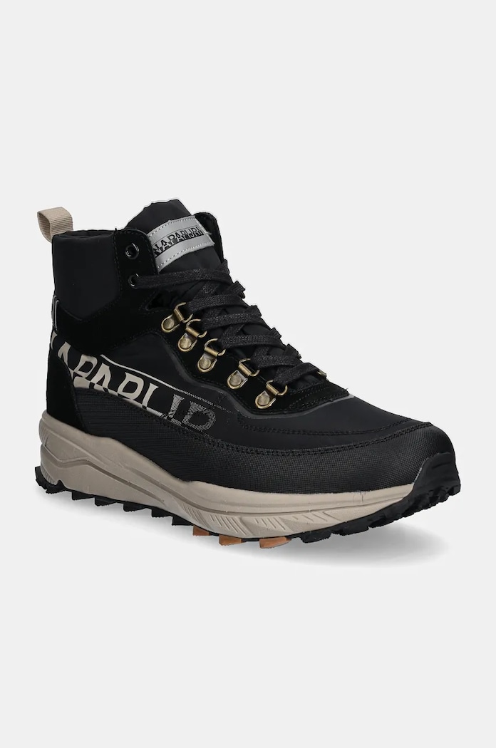 Napapijri buty VORTEC skóra zamszowa czarny NP0A4IKS.041