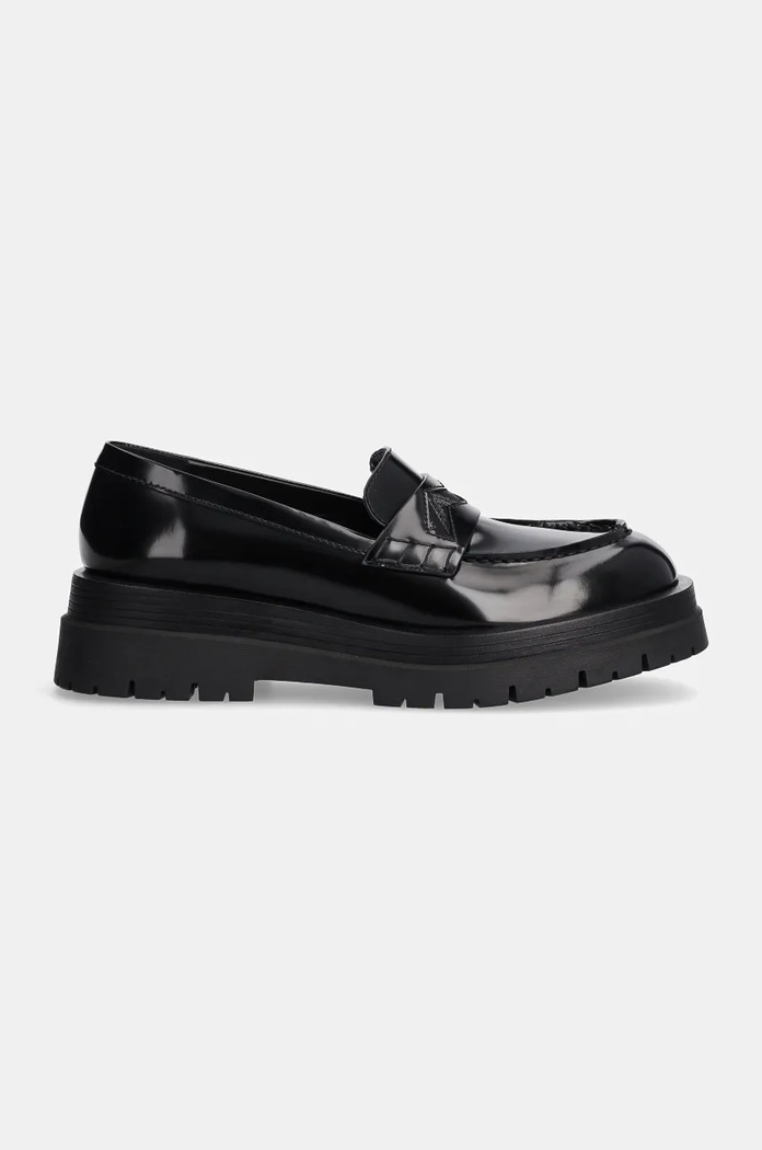 Missoni mokasyny skórzane Jo MM64.001 czarny AW24