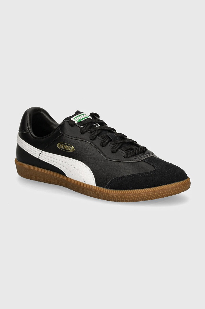 Sálové boty Puma King 21 imitace kůže černá 106696