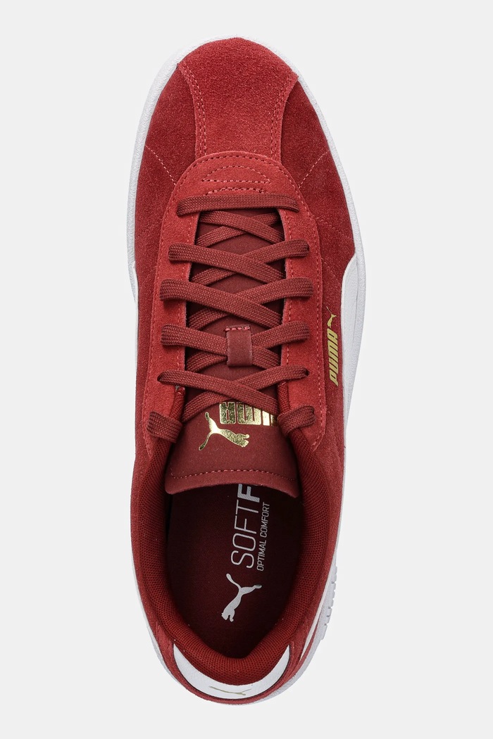 Puma sneakersy zamszowe Puma Club II bordowy 397444