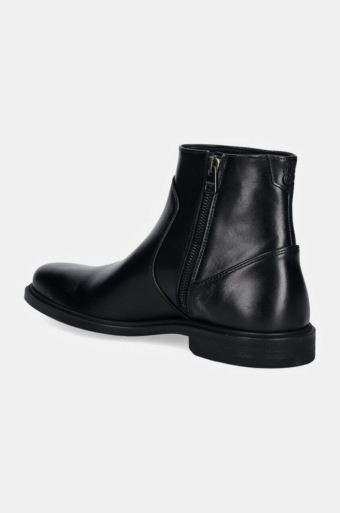 Obuwie HUGO buty skórzane Kerr 50528808.001 czarny