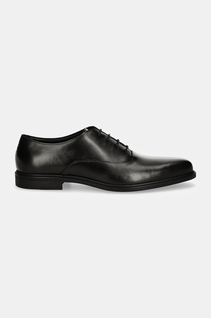 Kožené polobotky HUGO Kerr 50528816.001 černá NC24
