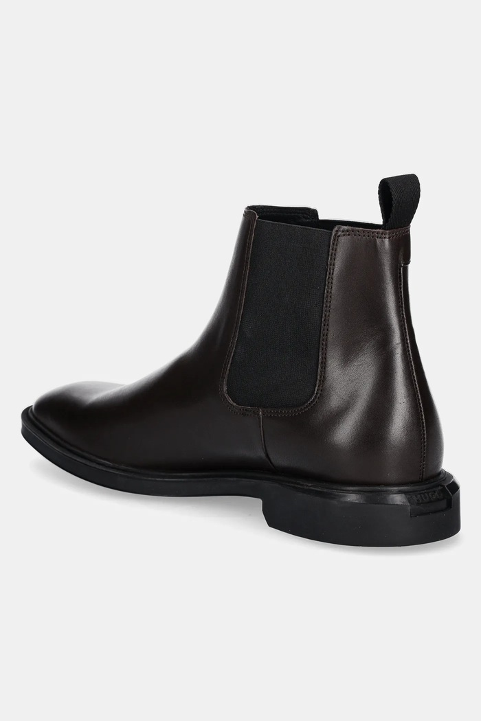 Încălțăminte HUGO ghete chelsea de piele Gryff 50529072.201 maro