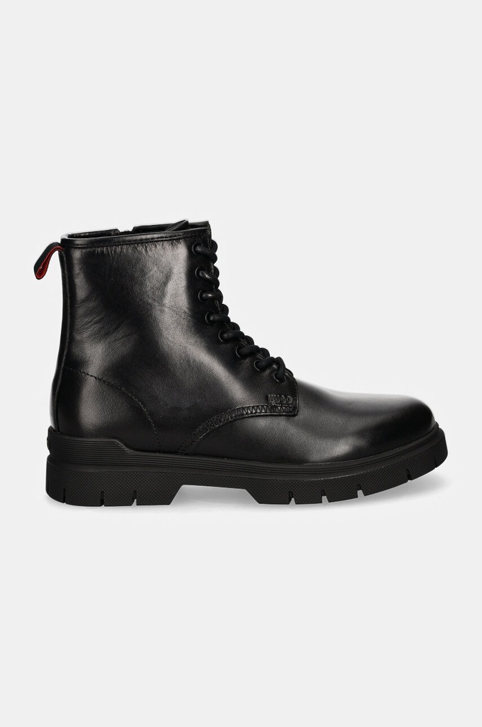HUGO buty skórzane Ryan 50528851.001 czarny NC24