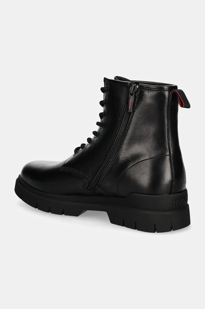 Obuwie HUGO buty skórzane Ryan 50528851.001 czarny
