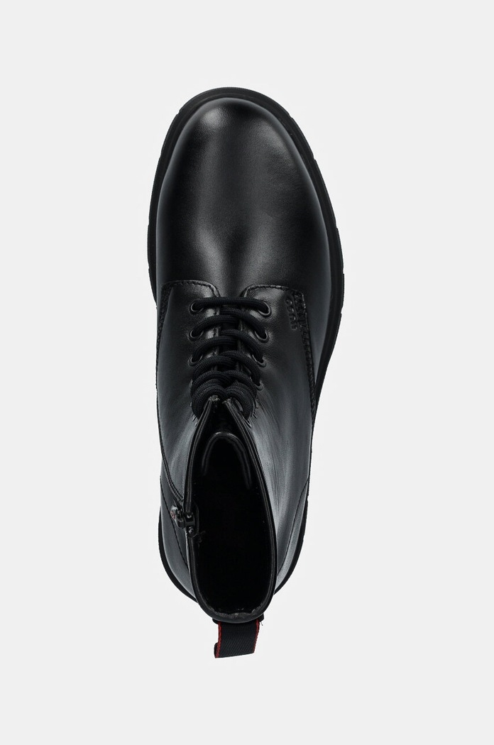 HUGO buty skórzane Ryan czarny 50528851.001