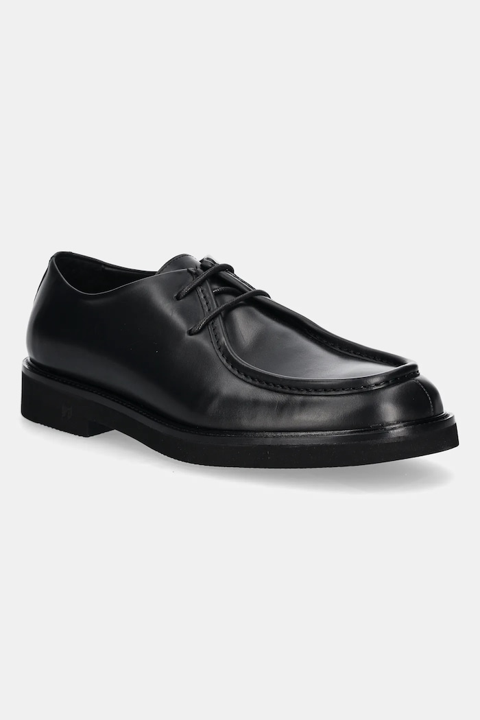 Karl Lagerfeld półbuty skórzane NEIL skóra licowa czarny KL16134.000
