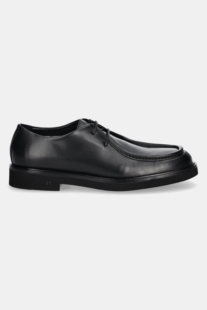 Karl Lagerfeld półbuty skórzane NEIL KL16134.000 czarny AW24