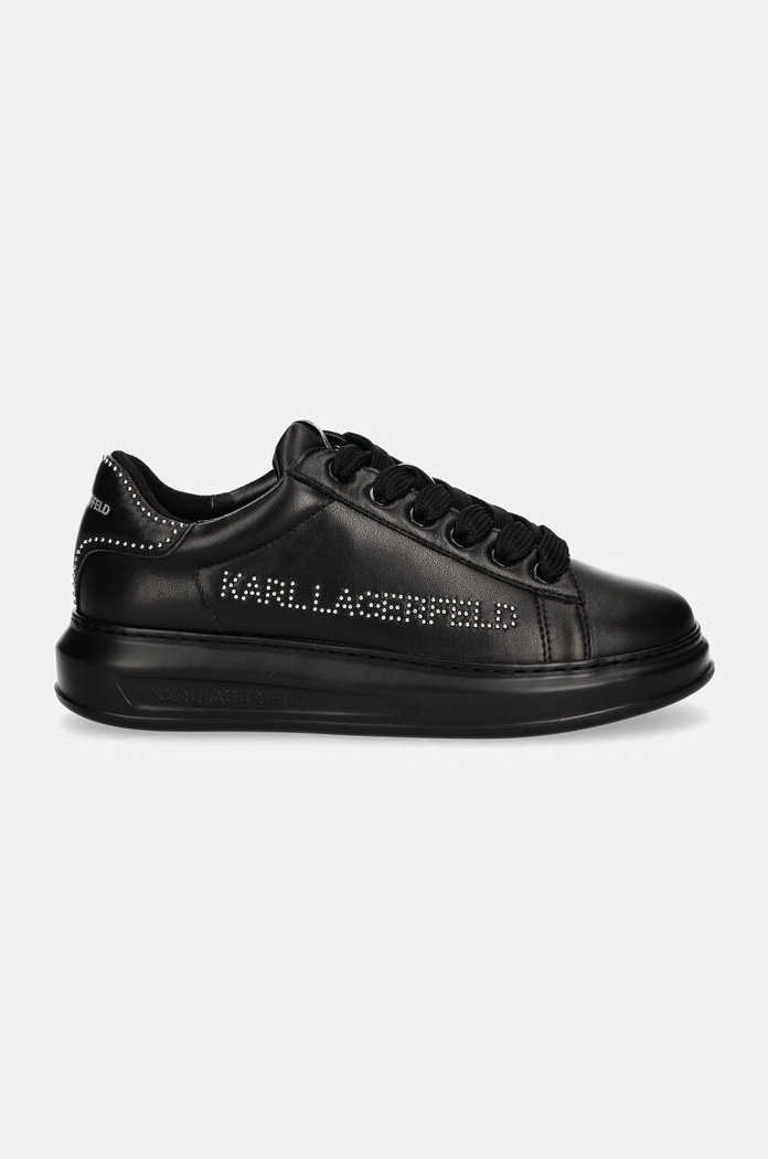 Karl Lagerfeld sneakersy skórzane KAPRI MENS KL52567.00X czarny AW24
