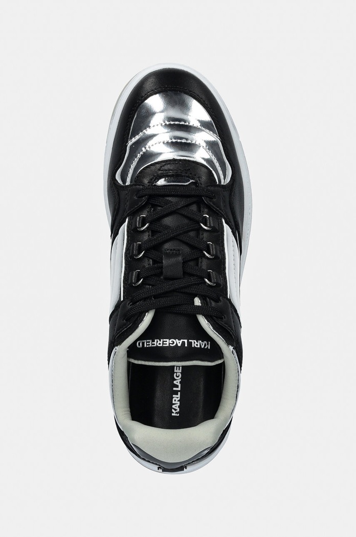 Usnjene superge Karl Lagerfeld KREW črna KL53023.00S