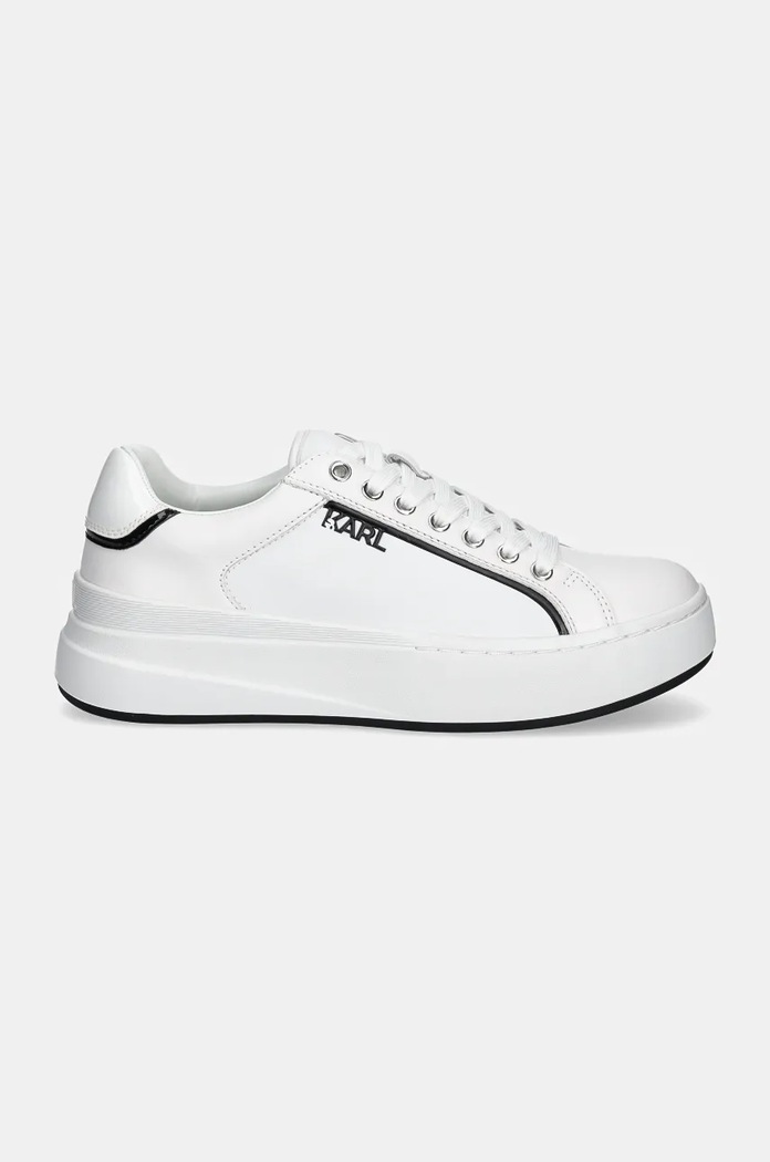 Karl Lagerfeld sneakersy skórzane KRONOS KL54020.011 biały AW24