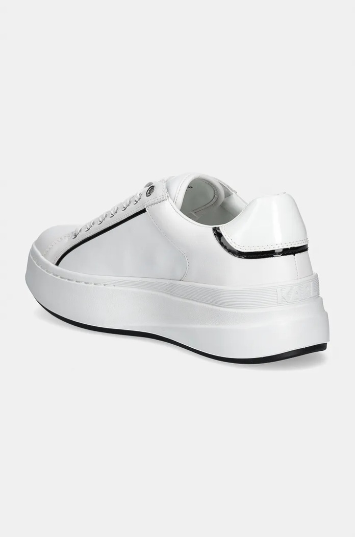 Obuwie Karl Lagerfeld sneakersy skórzane KRONOS KL54020.011 biały