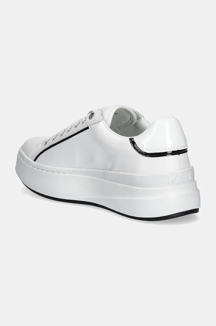 Obuwie Karl Lagerfeld sneakersy skórzane KRONOS KL54020.011 biały
