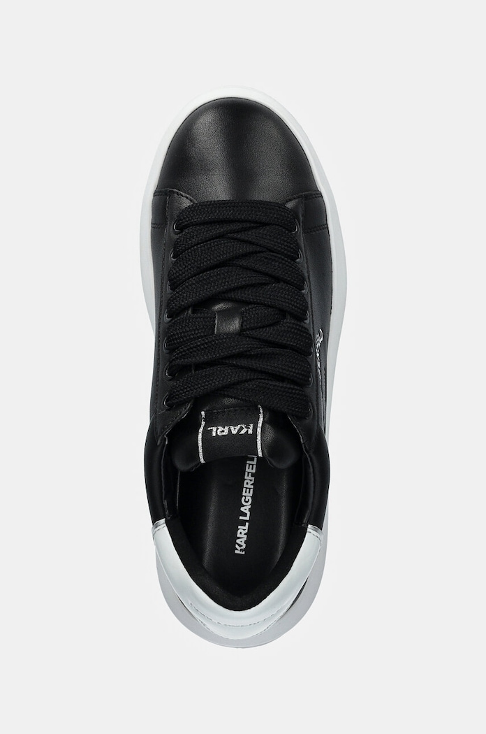 Δερμάτινα sneakers Karl Lagerfeld KAPRI μαύρο KL57538.000