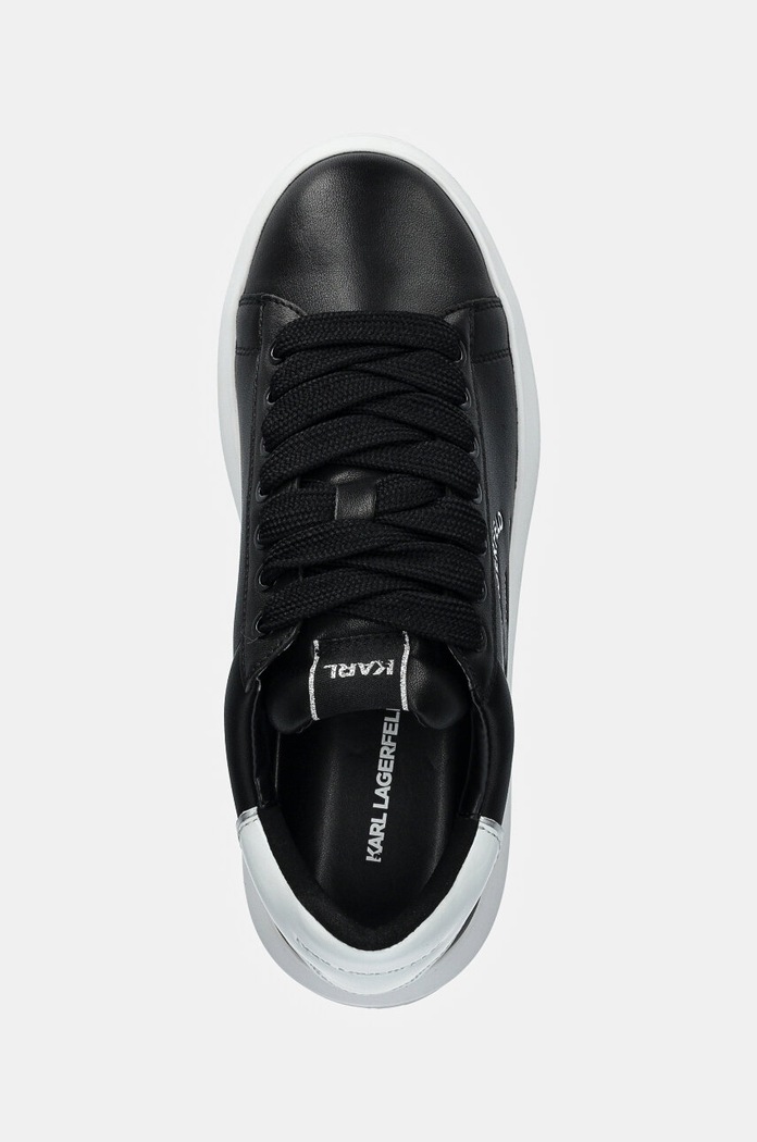 Δερμάτινα sneakers Karl Lagerfeld KAPRI μαύρο KL57538.000