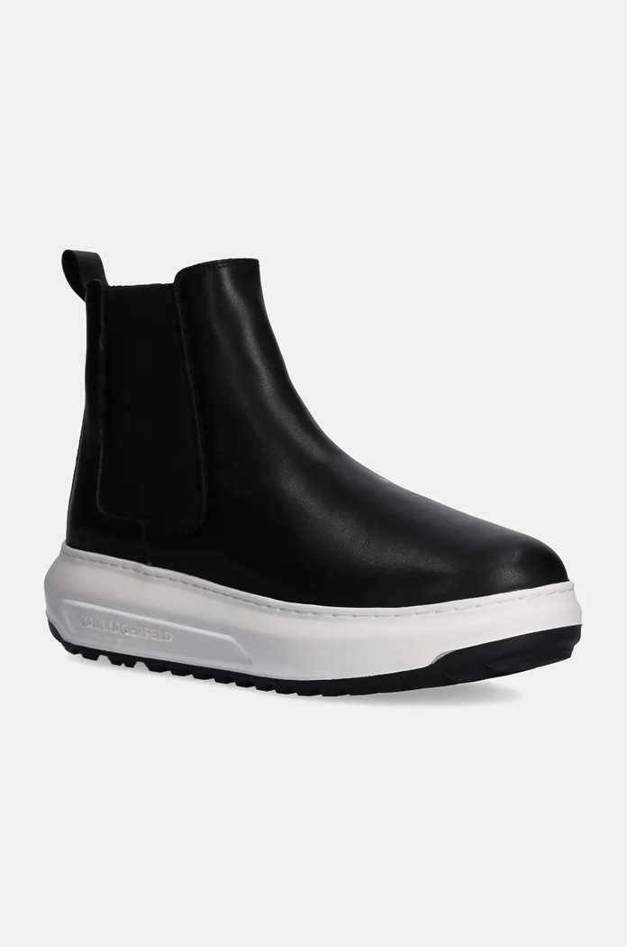 Karl Lagerfeld sztyblety skórzane KAPRI LUG KL57540.000 czarny AW24