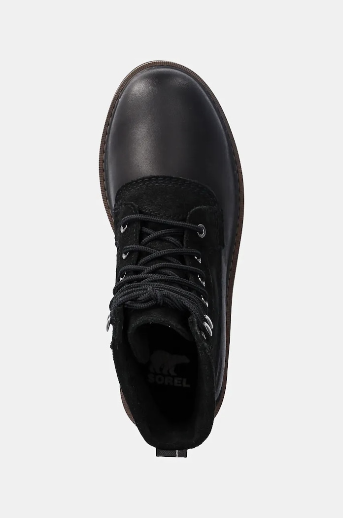 Sorel trapery skórzane SLABTOWN 62 CARIBOU 100 czarny 2078321010
