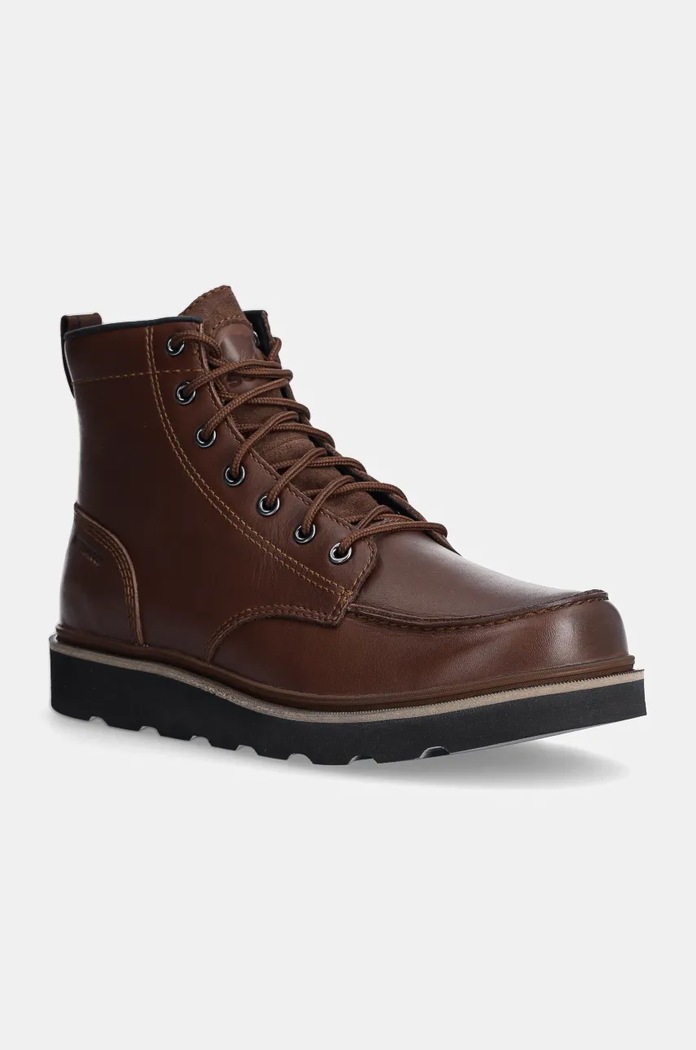 Kožené trapery Sorel SLABTOWN 62 MOC WP casual hnědá 2078331256