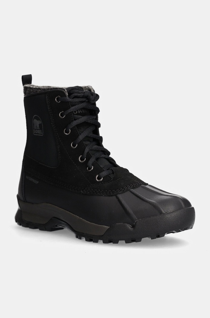 Sorel buty BUXTON LITE BOOT WP 200g skóra zamszowa czarny 2078361010