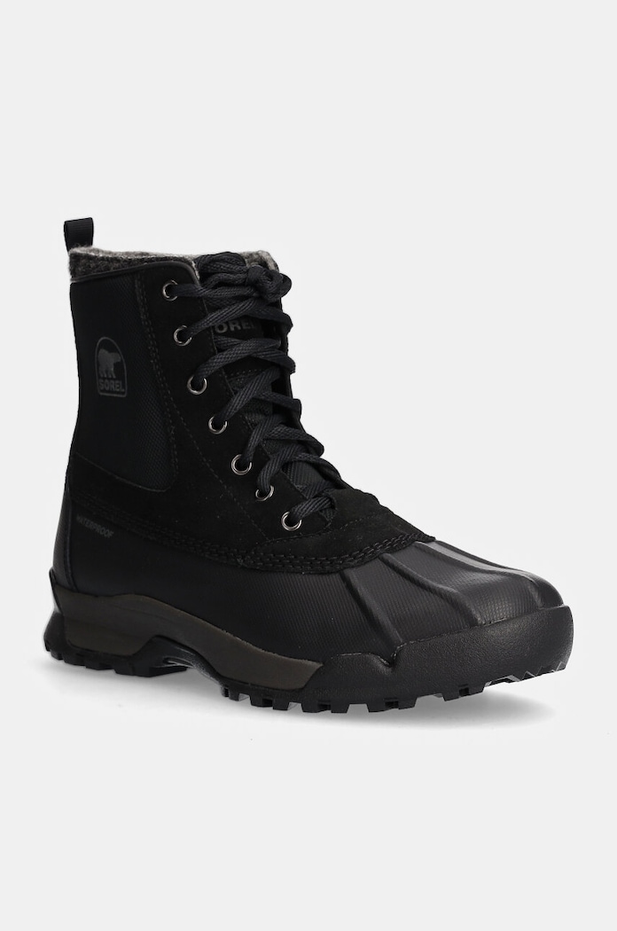 Sorel buty BUXTON LITE BOOT WP 200g skóra zamszowa czarny 2078361010