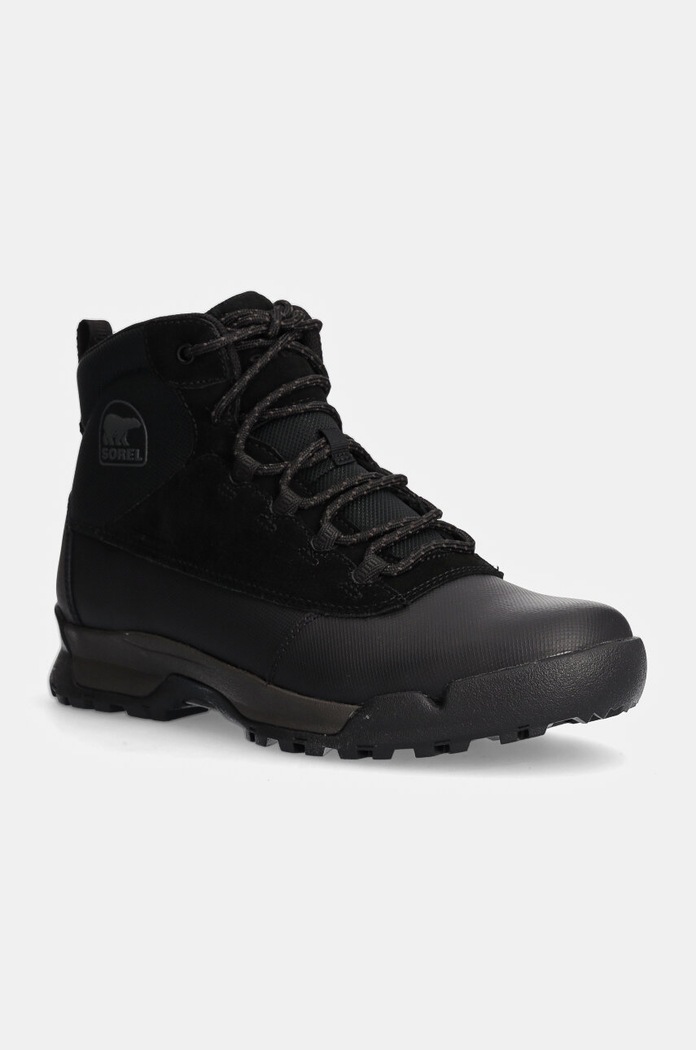 Sorel buty BUXTON LITE LACE PLUS WP skóra zamszowa czarny 2084871010