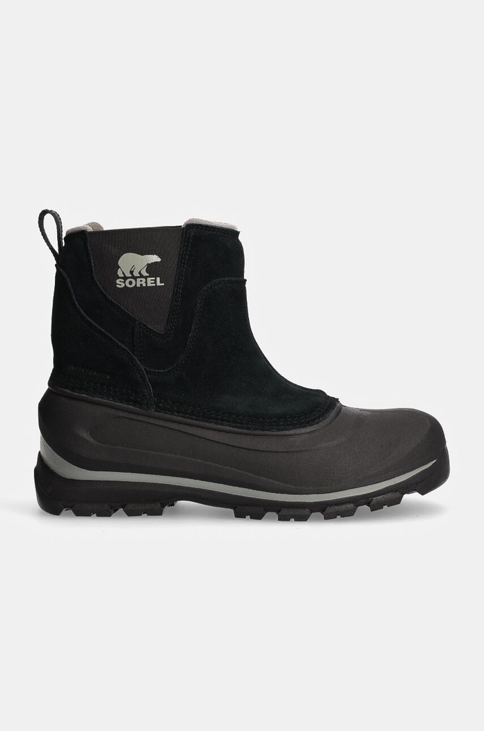Sorel pantofi de piele intoarsa BUXTON PULL ON WP 24 2084911010 negru AW24