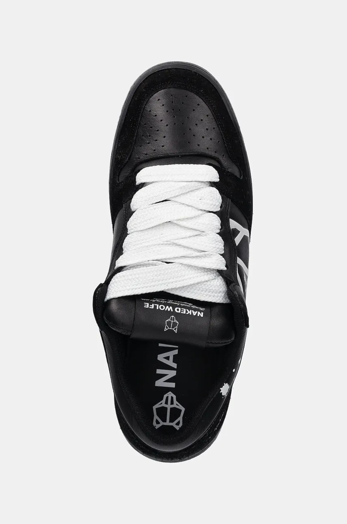 Δερμάτινα sneakers Naked Wolfe CM-00 μαύρο CM00.Black.Lth