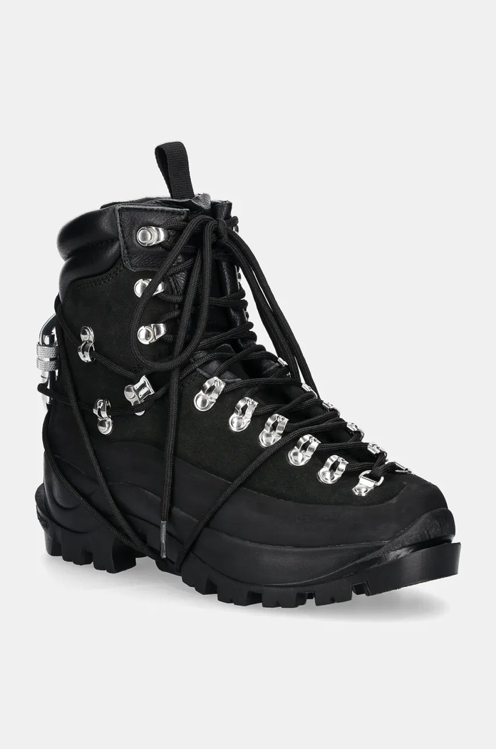 Heliot Emil leather hiking boots synthetic black HE.17.024.BLK01