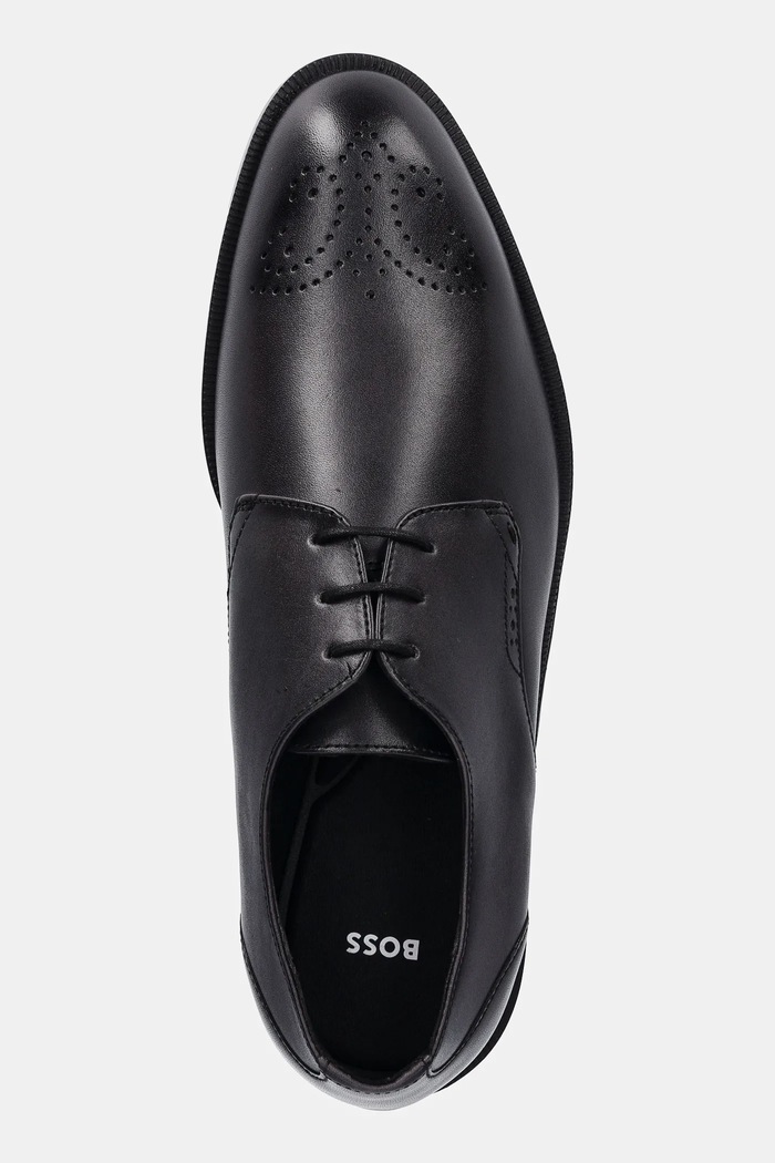BOSS pantofi de piele Tayil gri 50529099.021